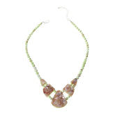 Jay King Yellow Meadow Stone Bluefer Shell Inlay Reversible Necklace